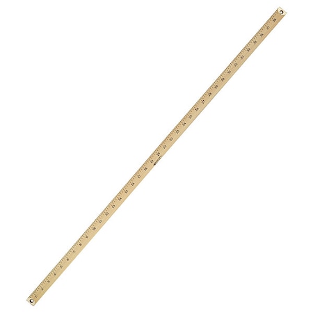 Westcott Meter Stick, Brass Ends, Clear Finish 10432