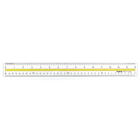 WESTCOTT Ruler, 15 Inch, Data Highlight 10580