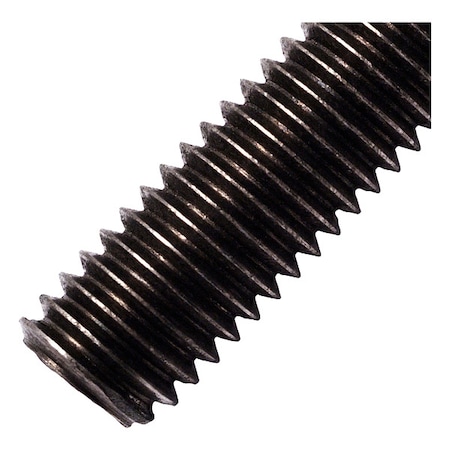 Allied Titanium Fully Threaded Rod, M8x1.25, 1,000 mm, Titanium, Grade 2 0107440