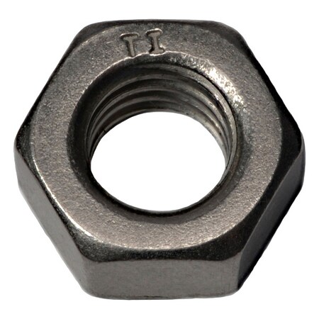 Allied Titanium Heavy Hex Nut, M6x1, Titanium, Grade 2, Plain, 5 mm Ht 0107451