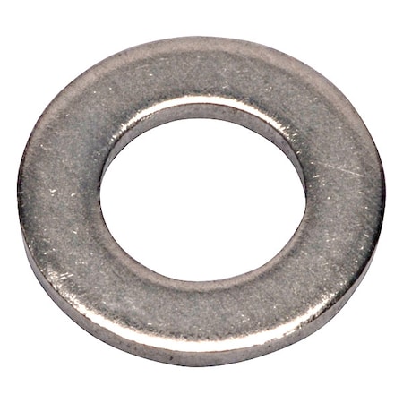 Zoro Select Flat Washer, For Screw Size M5 , Titanium Plain Finish 0107575