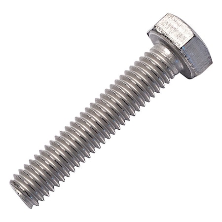 Allied Titanium Grade 2, M6-1.00 Hex Head Cap Screw, Plain Titanium, 30 mm L 0107552