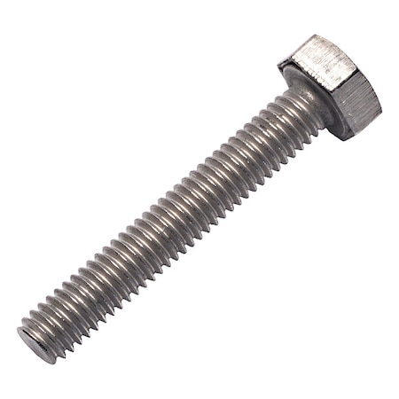 Allied Titanium Grade 2, M4-0.70 Hex Head Cap Screw, Plain Titanium, 25 mm L 0107558
