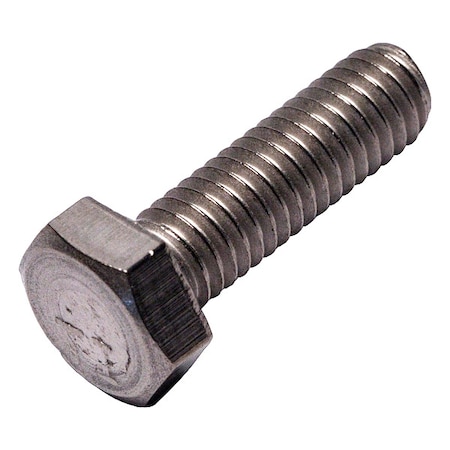 Allied Titanium Grade 2, M6-1.00 Hex Head Cap Screw, Plain Titanium, 20 mm L 0107630
