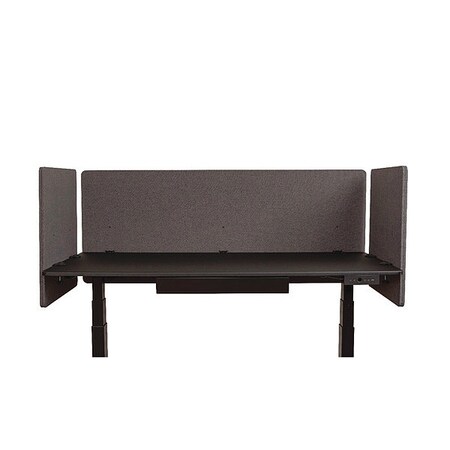 Luxor RECLAIM Privacy Panel, 3 Panels, Slate Gray RCLM3D6024SG