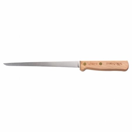 Traditional Fillet Knife, 8 in Blade, Brown Handle 10893