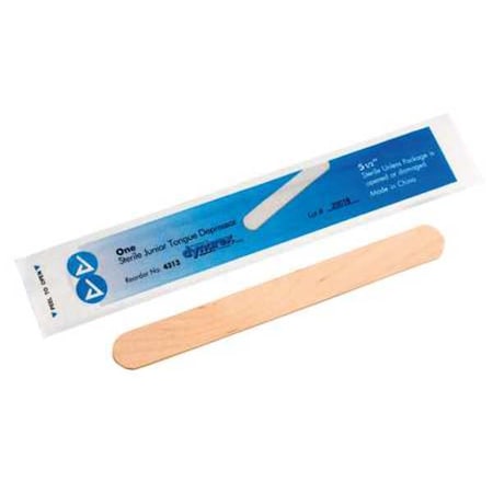First Aid Only Tongue Depressors, Wood, 5 1/2 in L, 5/8 in W 336005
