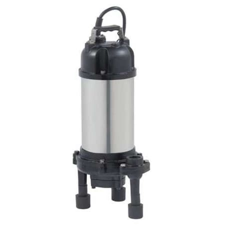 Dayton Grinder Pump, 1.5 HP, 230 Volts, 9 Amps, SS 11A344