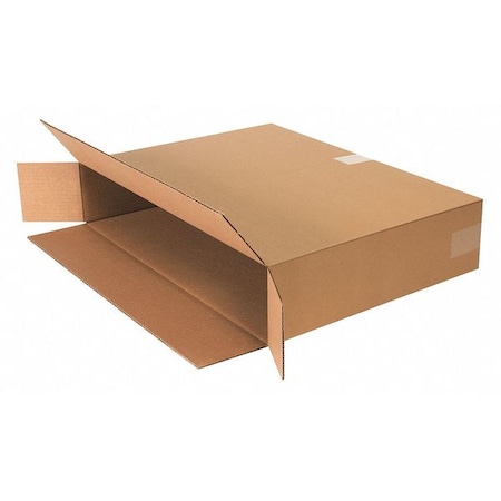 Zoro Select 24 in x 5 in x 18 in Shipping Box, Kraft, Corrugate, Single Wall, 32 ECT 11A646