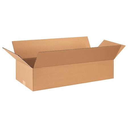 Zoro Select 28 in x 12 in x 6 in Shipping Box, Kraft, Corrugate, Single Wall, 32 ECT 11A655