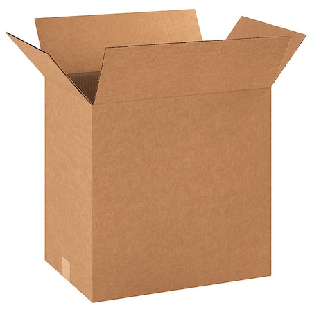 Zoro Select 18 in x 12 in x 18 in Shipping Box, Kraft, Corrugate, Single Wall, 32 ECT 11A765