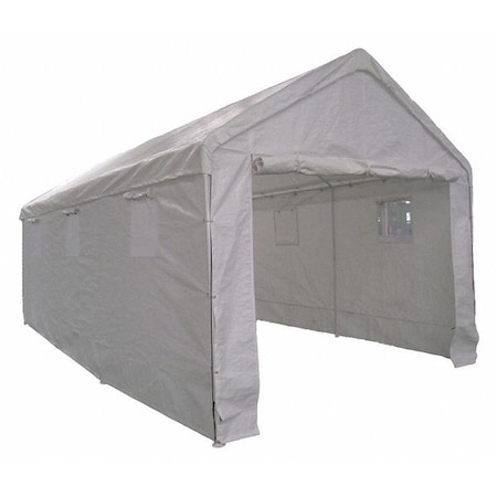 Zoro Select Shelter, 20 Ft. X 10 Ft. 8 In., 9 Ft. 9In. 11C540