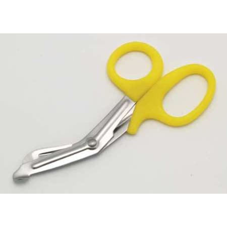 Medi-First EMT Utility Scissors, 7-1/2" L, 5" W, Yellow 70901-YL