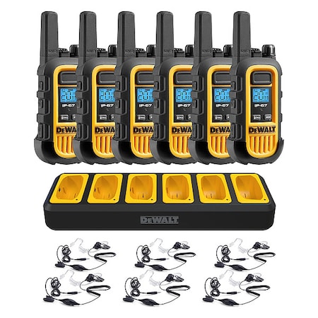 Dewalt MFR#:DXFRS300-BCH6-SV1 , Radios:6 DXFRS300BCH6-SV1