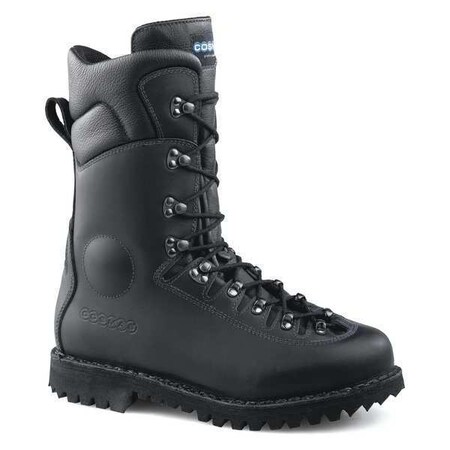 Cosmas Wildland Firefighting Boots, Wildland, Vulcanized Nitrile Rubber Outsole, 11 in Height, Plain Toe CMF191E-080