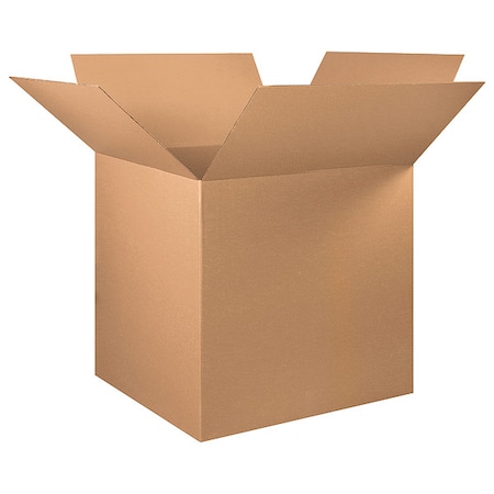 Zoro Select 36 in x 36 in x 36 in Shipping Box, Kraft, Corrugate, Single Wall, 32 ECT 11G188