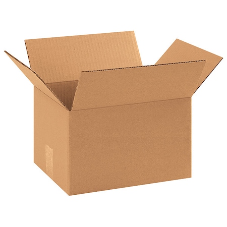 Zoro Select 11 1/4 in x 8 3/4 in x 8 in Shipping Box, Kraft, Corrugate, Single Wall, 32 ECT 11G195