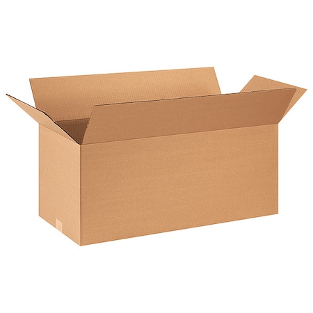 Zoro Select 28 in x 12 in x 12 in Shipping Box, Kraft, Corrugate, Single Wall, 32 ECT 11G141