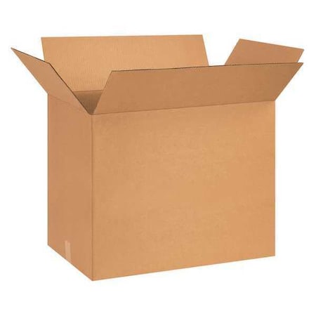 Zoro Select 29 in x 17 in x 20 in Shipping Box, Kraft, Corrugate, Single Wall, 32 ECT 11G154