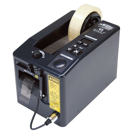 Start International Tape Dispenser, 2 in Max. Tape Width. 7 in Tape Core Dia, Black ZCM1000T