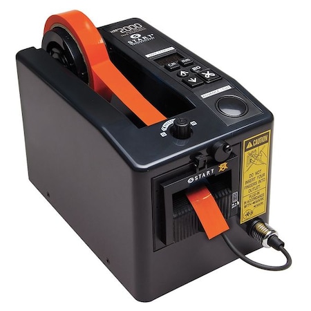 Start International Tape Dispenser, 2 in Max. Tape Width. 7 in Tape Core Dia, Black ZCM2000