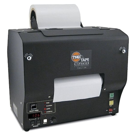 Start International Tape Dispenser, 5 15/16 in Max. Tape Width. 9 in Tape Core Dia, Black TDA150-M