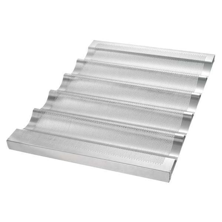 Chicago Metallic Baguette/French Bread Pan, 17 3/4 in W 45505