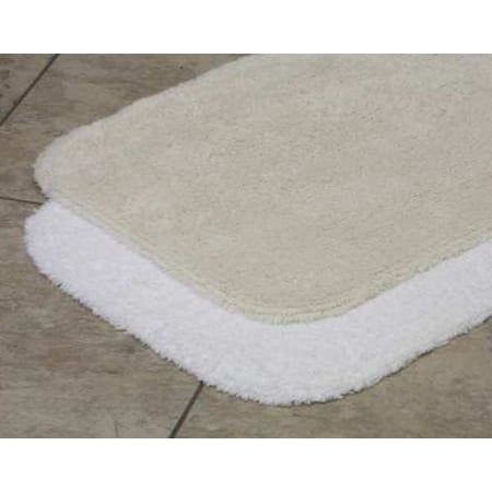 Lacey Mills Bath Rug, Elegance, 24x36, 28 oz., White 08297STK