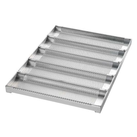 Chicago Metallic Sub Sandwich Roll Pan, 5 Moulds 49014
