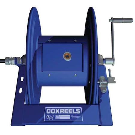 Coxreels Cord Storage Reel, Hand Operated, No Configuration, No Cord, Blue Reel Color, No Cord Length 1125PCL-8M-C