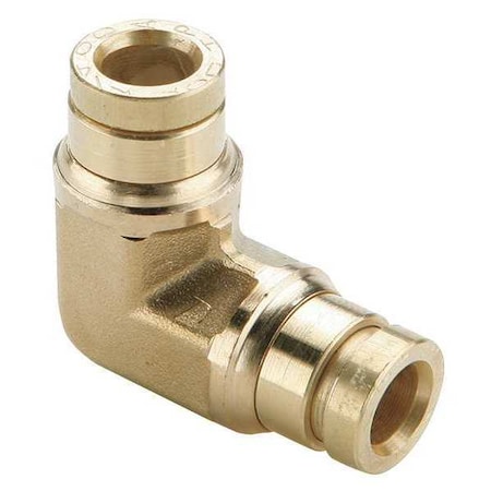 Parker Elbow, Brass, Push-Fit1/2", Push-Fit1/2" 165PTC-8