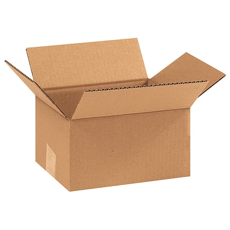 Zoro Select 9 in x 7 in x 5 in Shipping Box, Kraft, Corrugate, Single Wall, 32 ECT 11K620