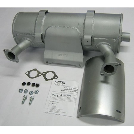 Kohler Muffler Kit, For Use With 11K744 62 786 02-S