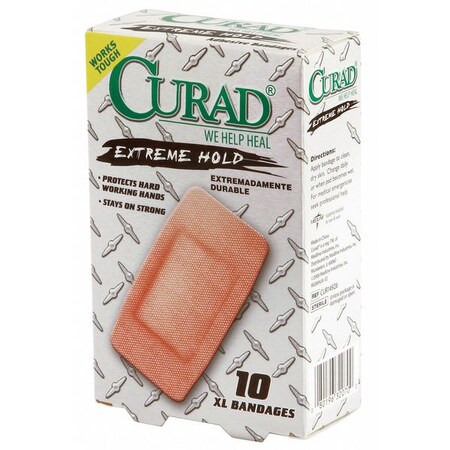 Curad Bandage, Latex Free, Beige, PK10 CUR14926R