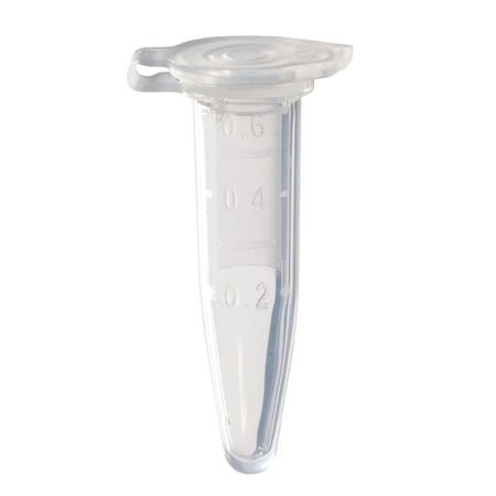 Zoro Select Micro Cent Tube, 0.5mL, Sterile, PK1000 (Formerly Lab Safety Supply) 11L817