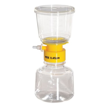 Zoro Select 250mL Filter Unit, 0.45um, 50mm, PK12 11L827