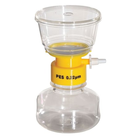 Zoro Select 150mL Filter Unit, 0.22um, 50mm, PK12 (Formerly Lab Safety Supply) 11L830