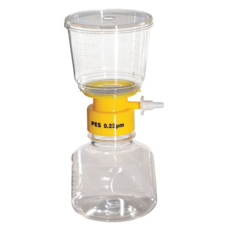 Zoro Select 250mL Filter Unit, 0.22um, 50mm, PK12 (Formerly Lab Safety Supply) 11L831