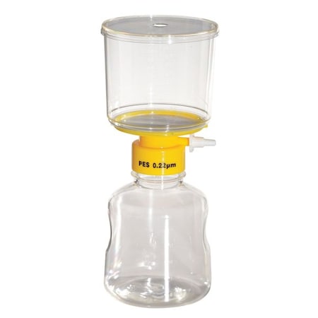 Zoro Select 500mL Filter Unit, 0.22um, 75mm, PK12 (Formerly Lab Safety Supply) 11L832