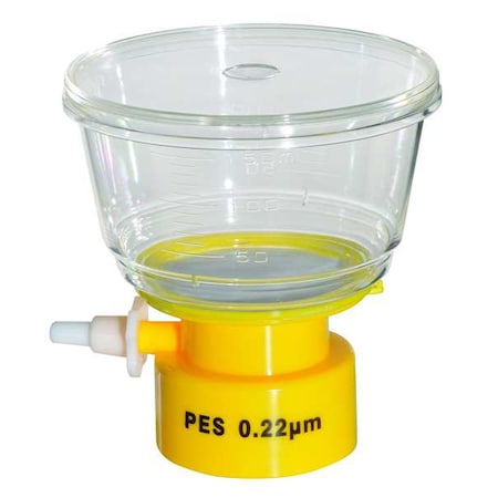 Zoro Select 150mL Bottle Top Filter, 0.22um, 50mm, PK24 11L838