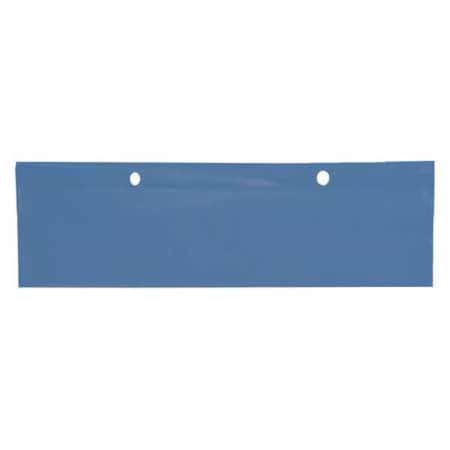 Quantum Storage Systems Clear Plastic Conductive ESD Label Holder, 8 1/2 in L, 2 1/2 in W LBL2X8CO