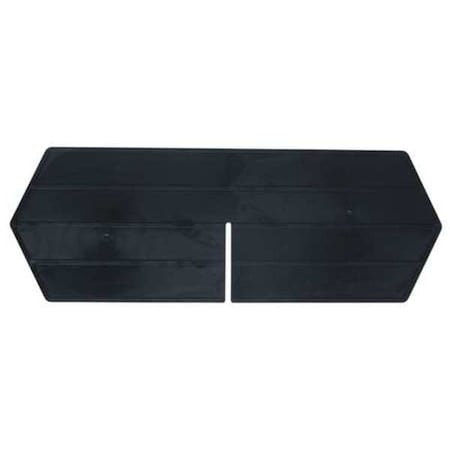 Quantum Storage Systems Black, Plastic Divider, 10 PK LD1265