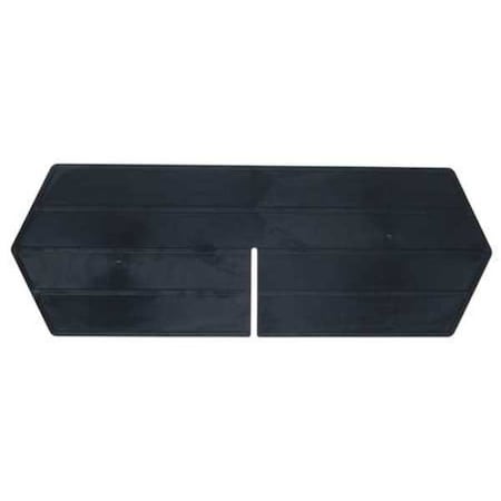 Quantum Storage Systems Black, Plastic Divider, 10 PK LD1285
