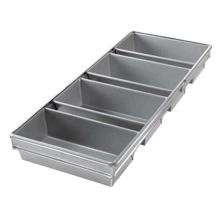 Chicago Metallic Bread Pan, 4-Strap, 10x5 49415