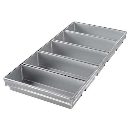 Chicago Metallic Bread Pan, 5-Strap, 12-1/4x4-1/2 44955