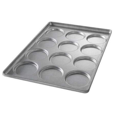 Chicago Metallic Hamburger Bun/MuffinTop/Cookie Pan, 12-On 41005