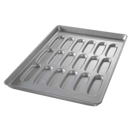 Chicago Metallic Bun/Roll Pan, 25-11/16 x 17-11/16In, Steel 42435