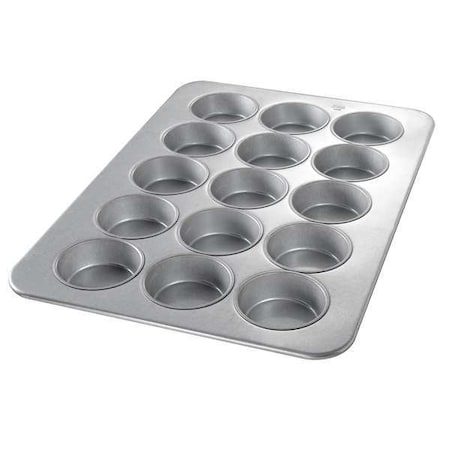 Chicago Metallic Mini Cake Muffin Pan, 15 Moulds 45305
