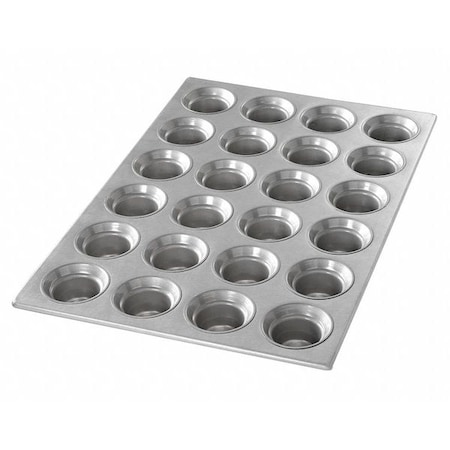 Chicago Metallic Mini Crown Muffin Pan, 24 Moulds 42755