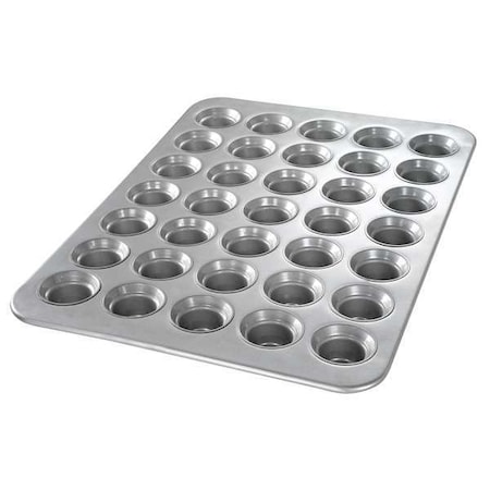 Chicago Metallic Mini Crown Muffin Pan, 35 Moulds 42756